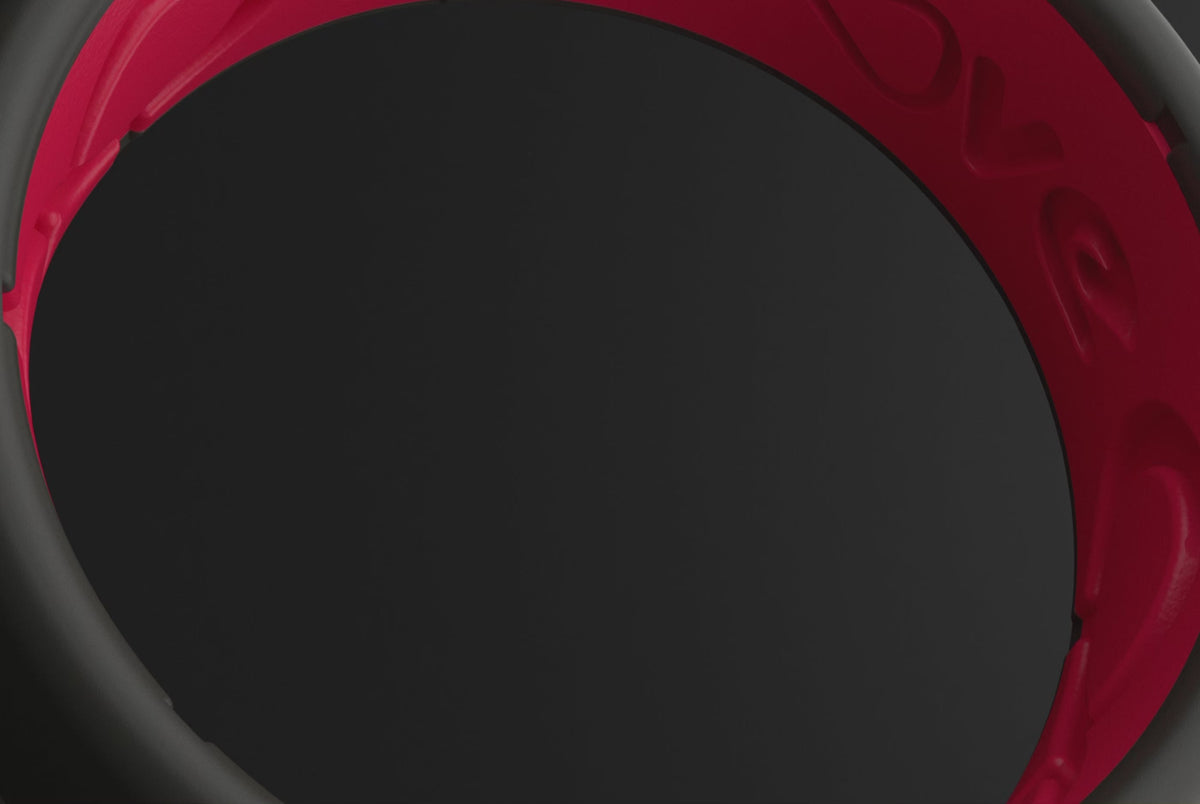Solid Midnight Black Ring