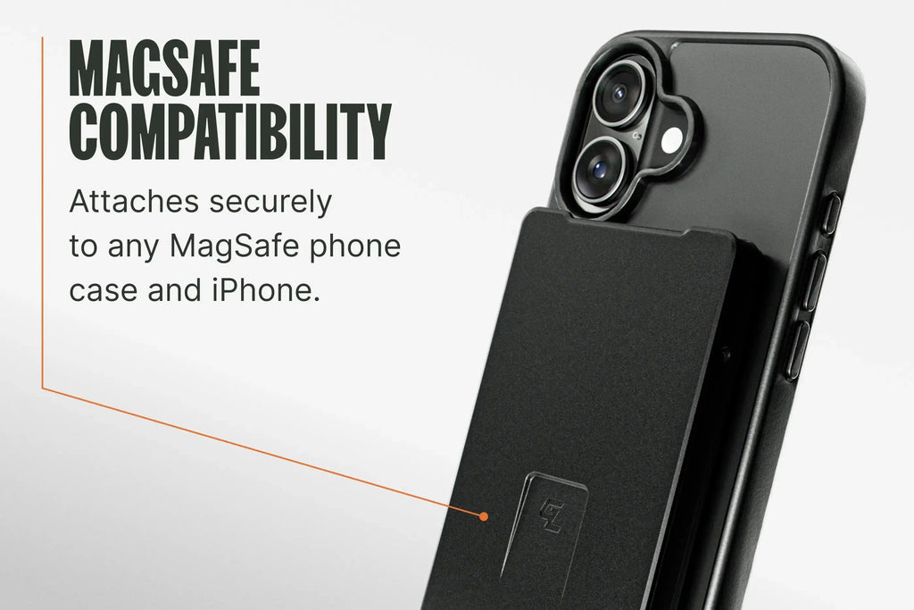 Groove Smart Wallet Trace with MagSafe - Midnight Black