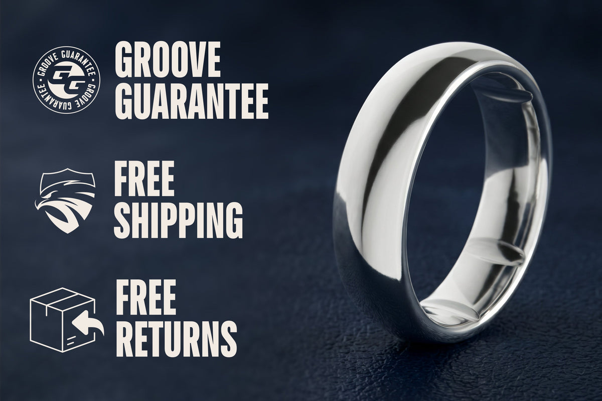 Groove Ring® Tungsten 6mm - Black