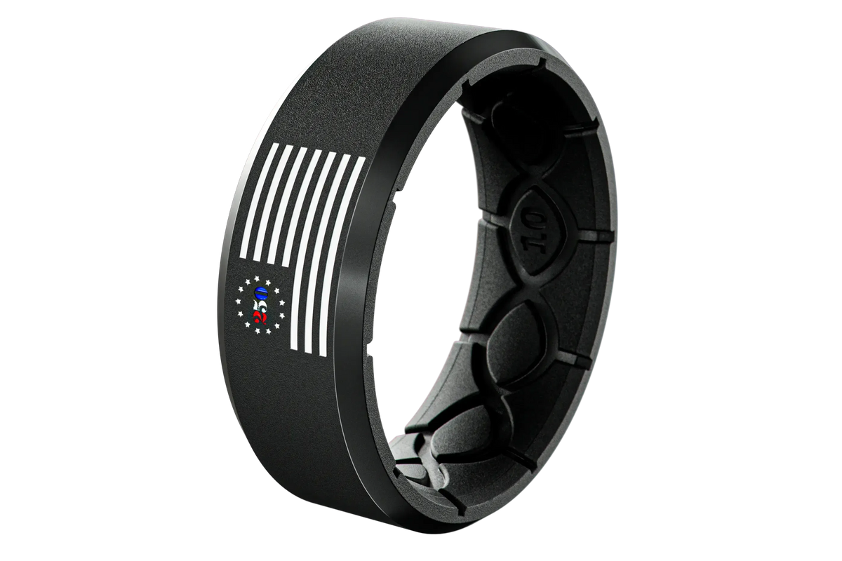 Zeus Edge 250th Flag Ring