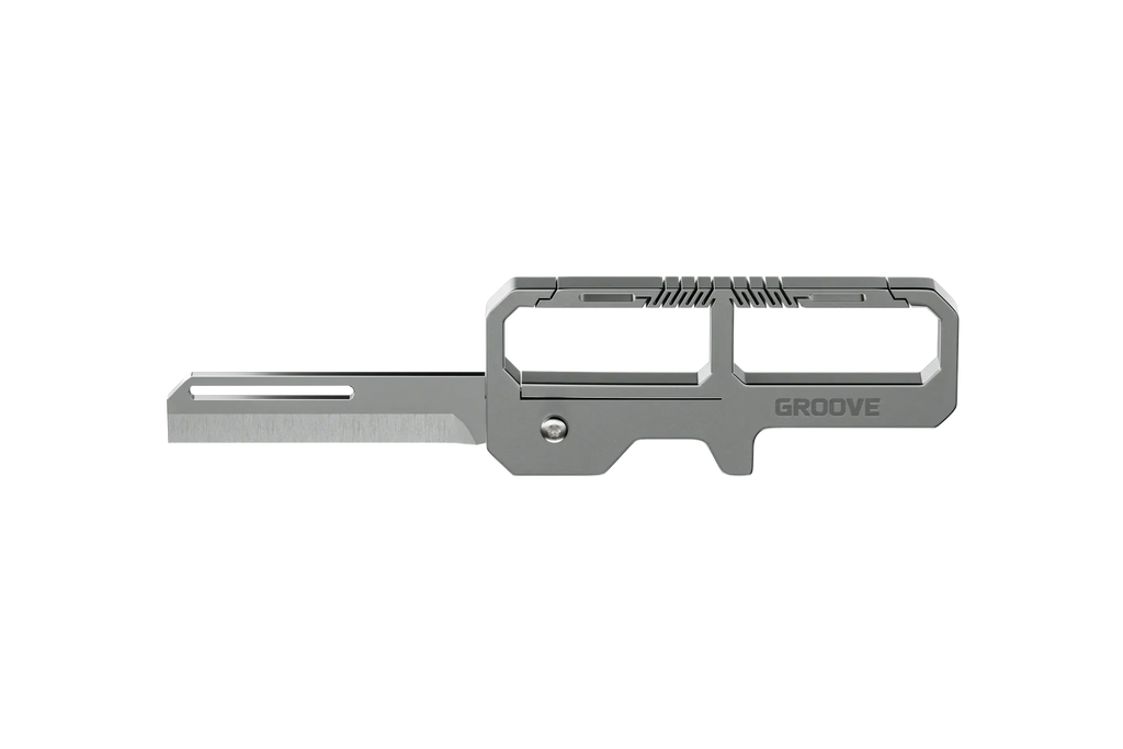 Groove® Carabiner Knife - Silver