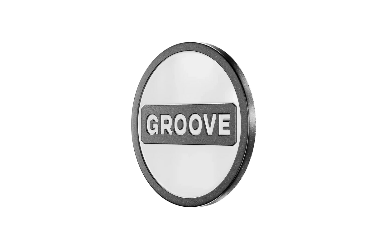 Groove® Golf Ball Marker - White