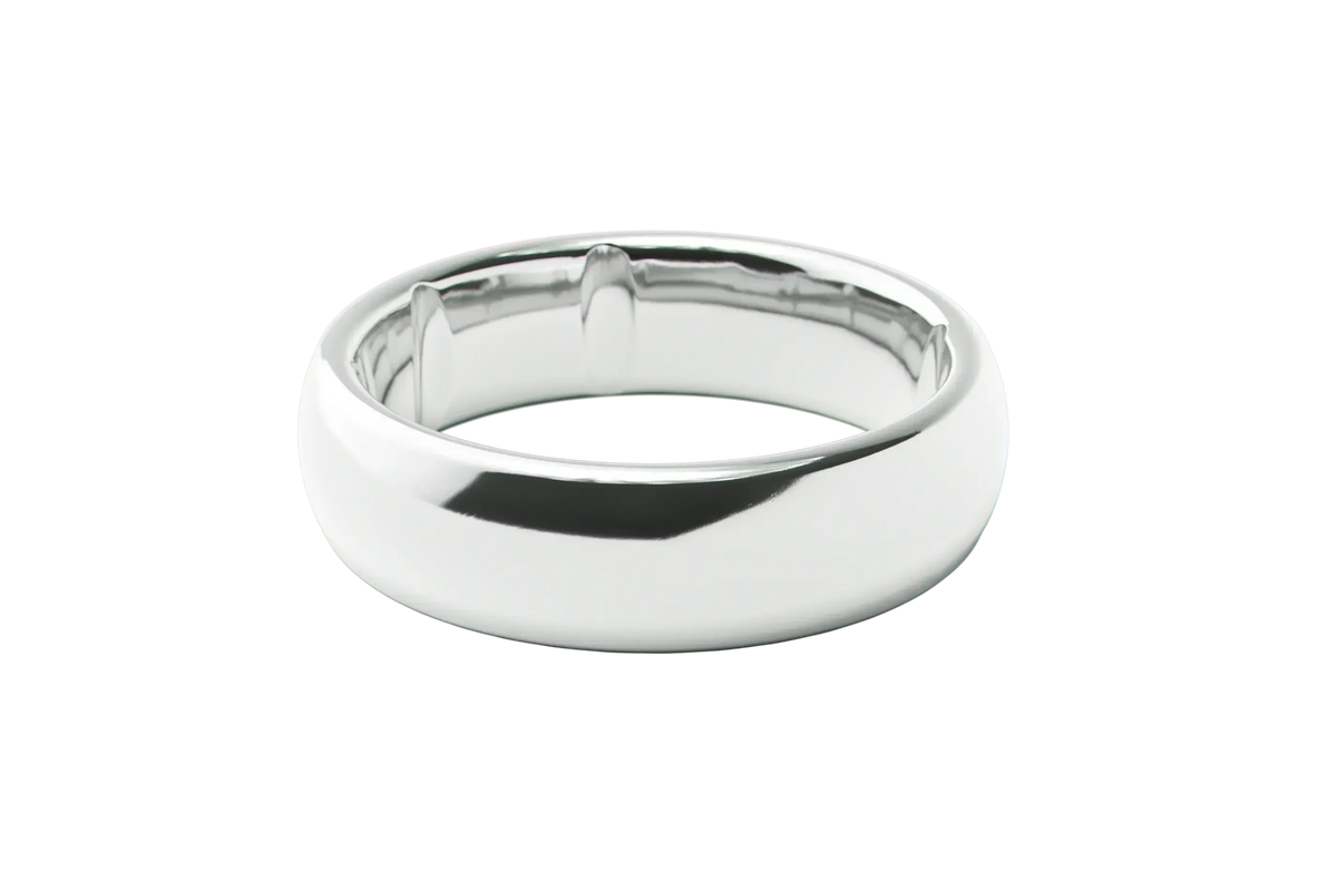 Groove Ring® Tungsten 6mm - Platinum