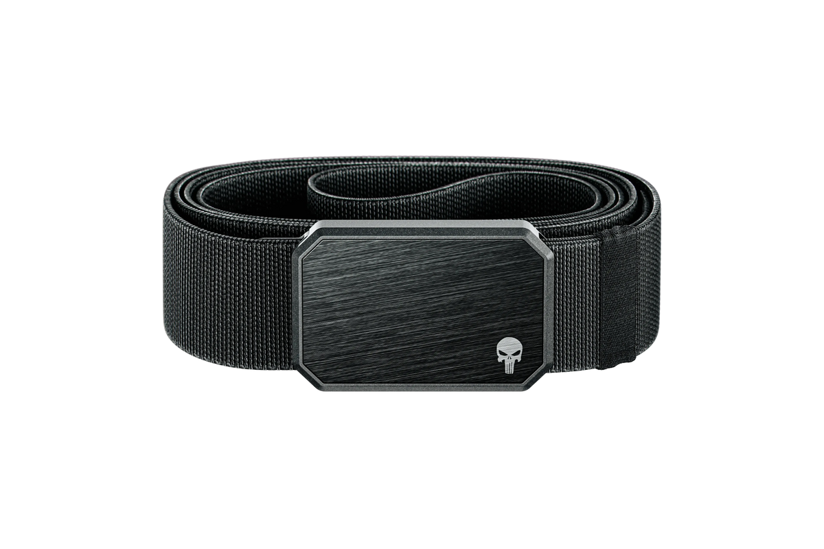 Groove Belt - Punisher Skull Black/Black