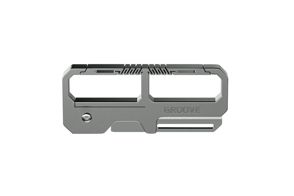 Groove® Carabiner Knife - Silver