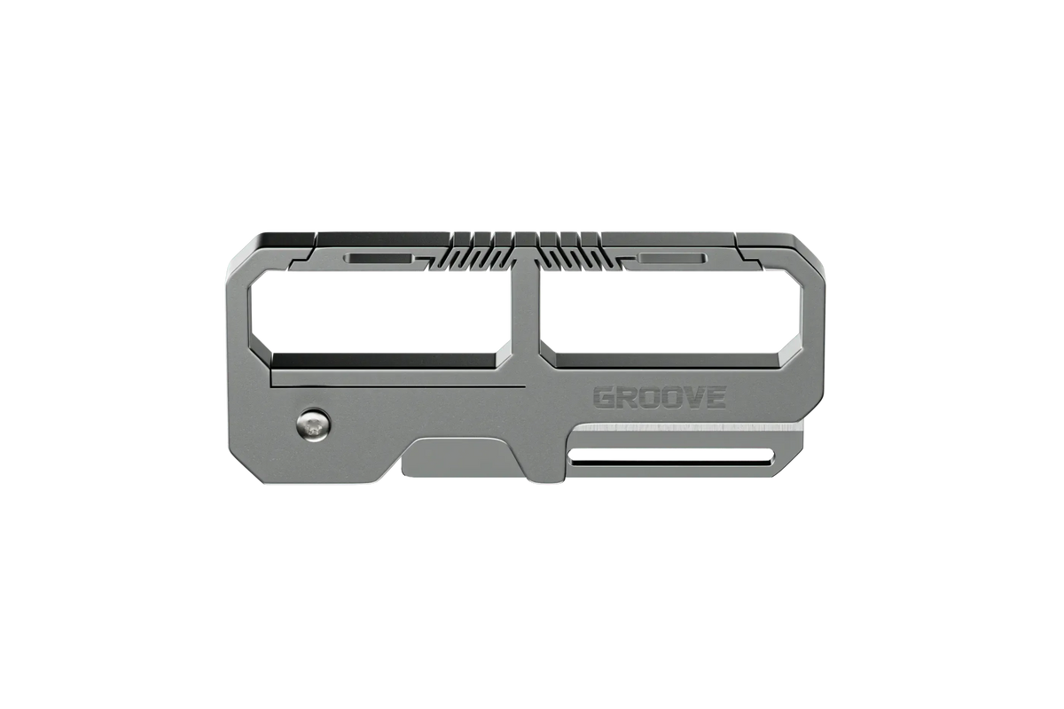 Groove® Carabiner Knife - Silver