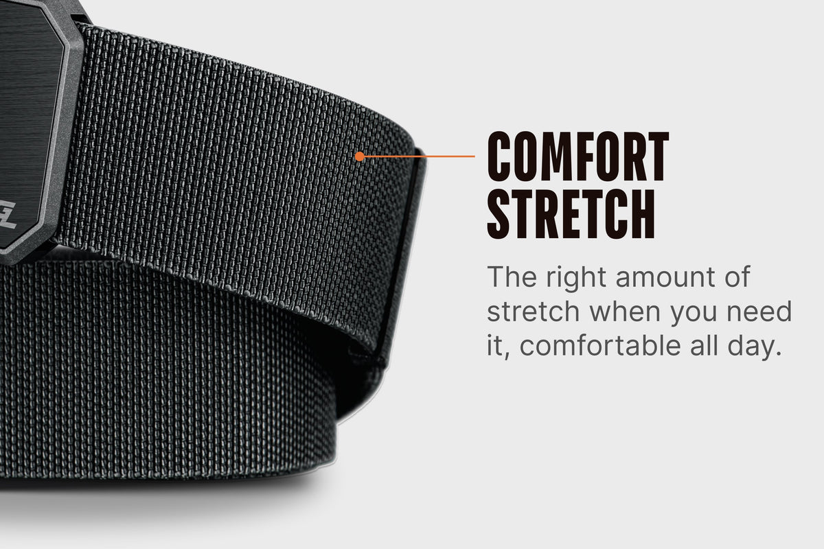 Groove Belt Gun Metal/Black