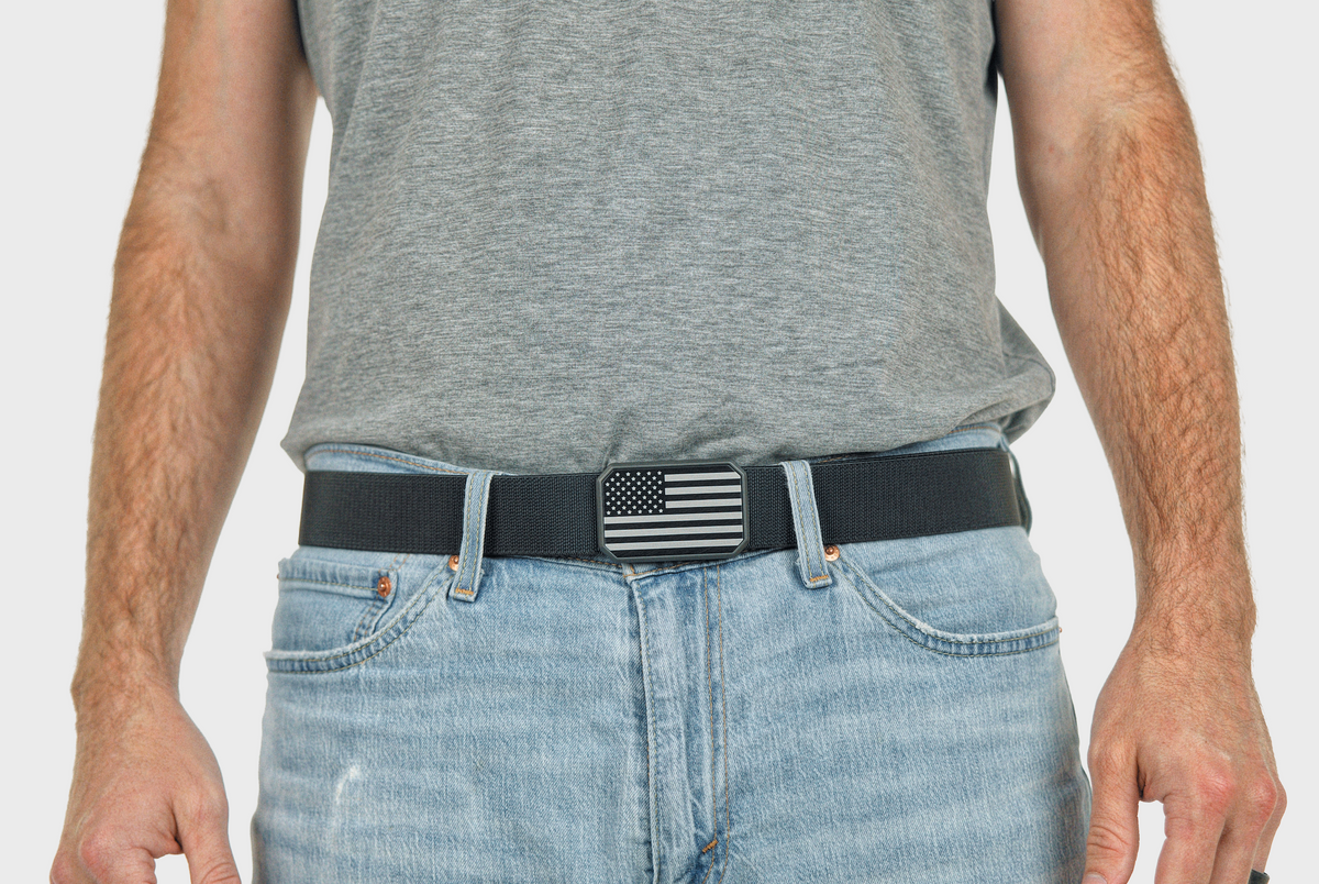 Hero Flag Groove Belt Black/Black