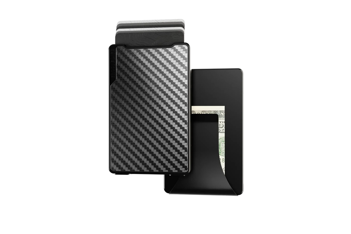 Groove Wallet® Carbon Fiber - Midnight Black