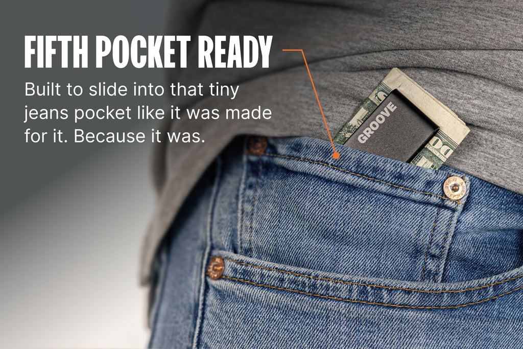 Groove® Money Clip Knife - Silver